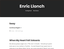 Tablet Screenshot of enricllonch.com